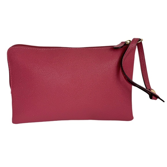 Coach Story Patch Clutch Wristlet Mauve Rosey Pink - Picture 3 of 10